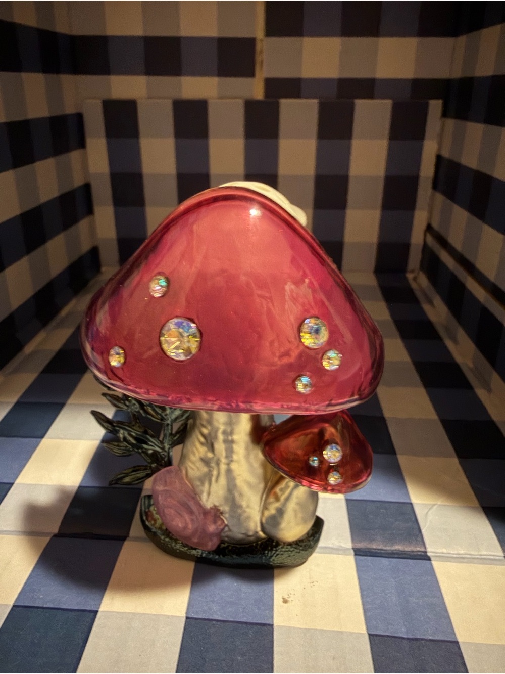Bath & Body Works Pink Mushroom with Crystal Accents Wallflower Nightlight